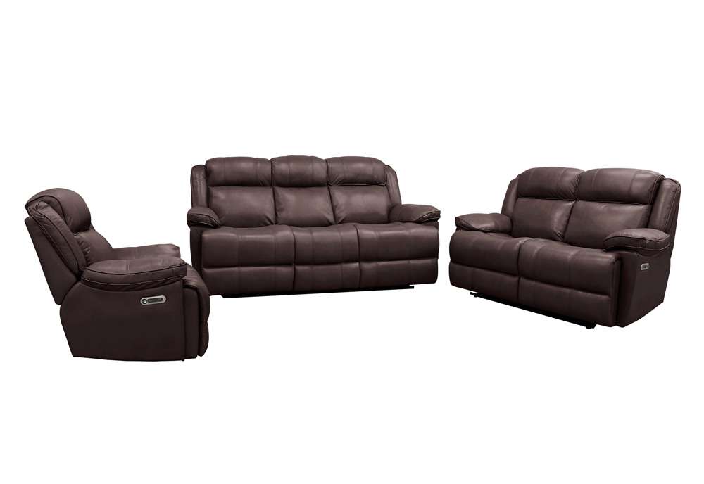 Parker House - Eclipse - Florence Brown Power Reclining Sofa Loveseat and Recliner - MECL-321PH-FBR veiw 1
