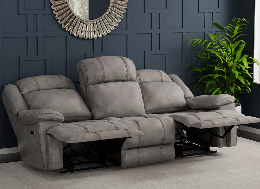 Parker House - Eclipse - Florence Heron Power Reclining Sofa and Two Recliners - MECL-311PH-FHE view 3