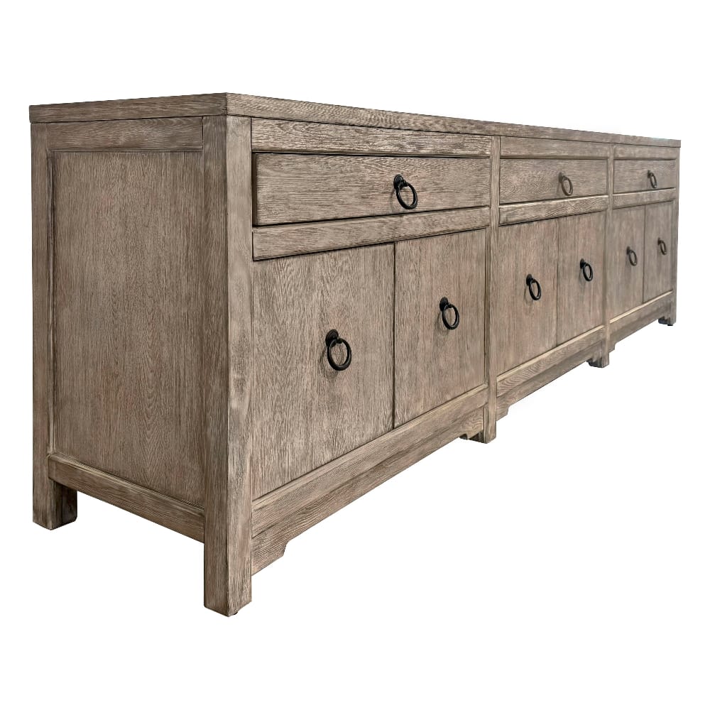 Parker House - Edinburg - Driftwood 90in Console - EDI#90-DTWD view 2