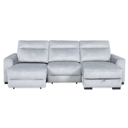 Parker House -  Elliot - Sterling 3 Piece Modular Lift Top Storage Sectional - MELL-PACK3A-STRL view 1