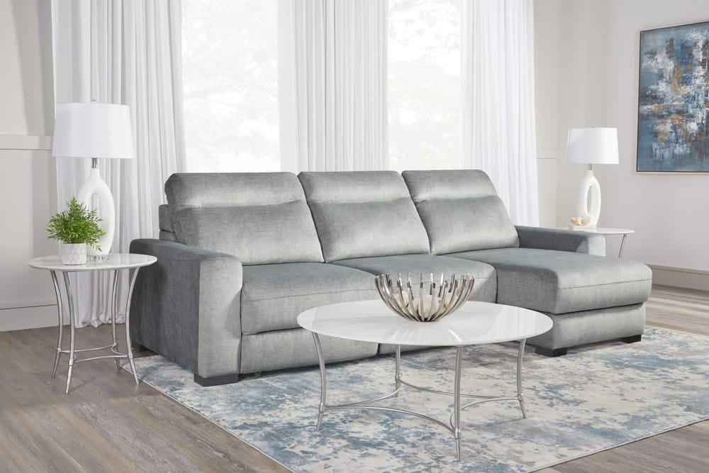 Parker House -  Elliot - Sterling 3 Piece Modular Lift Top Storage Sectional - MELL-PACK3A-STRL view 3