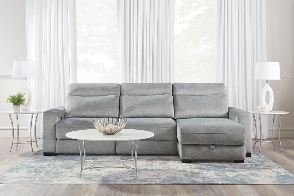 Parker House -  Elliot - Sterling 3 Piece Modular Lift Top Storage Sectional - MELL-PACK3A-STRL view 4