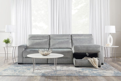 Parker House -  Elliot - Sterling 3 Piece Modular Lift Top Storage Sectional - MELL-PACK3A-STRL view 5