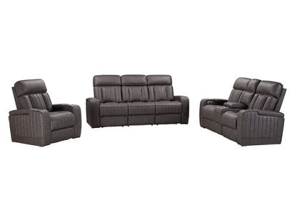 Parker House - Equinox - Mercury Power Recliner (Set of 2) - Mercury - MEQ-KIT-812P2-2-MERC view 4