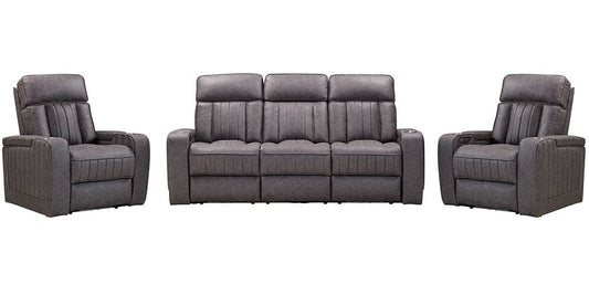 Parker House - Equinox - Mercury Power Reclining Sofa and Two Recliners - MEQU-411PH-MERC view 1