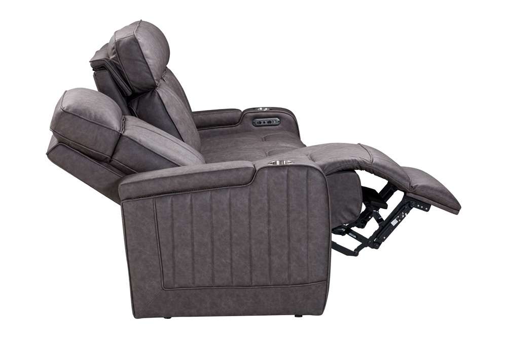 Parker House -  Equinox - Mercury Power Reclining Sofa with Drop Down Table - MEQU#834PH-MERC veiw 3