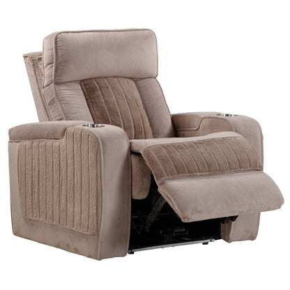Parker House - Equinox - Mushroom Power Recliner (Set of 2) - Mushroom - MEQ-KIT-812P2-2-MURM view 4
