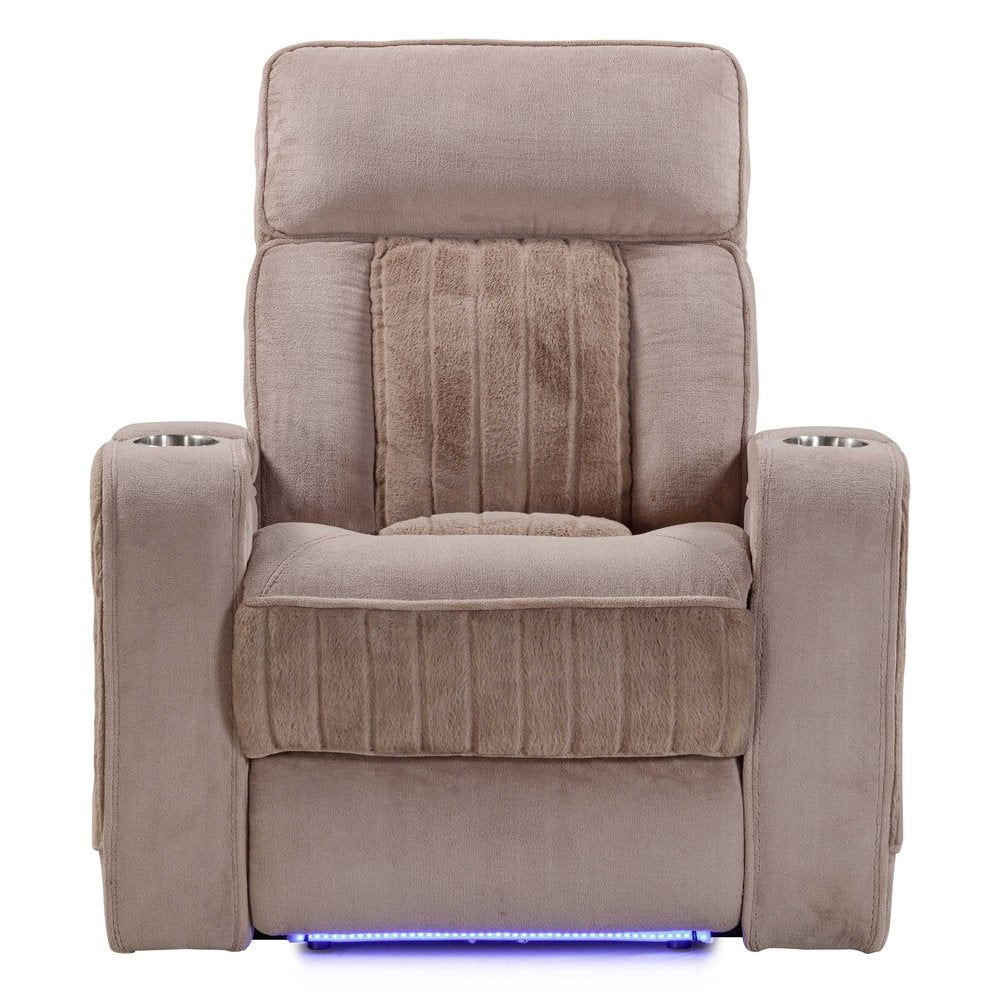 Parker House - Equinox - Mushroom Power Recliner (Set of 2) - Mushroom - MEQ-KIT-812P2-2-MURM view 5