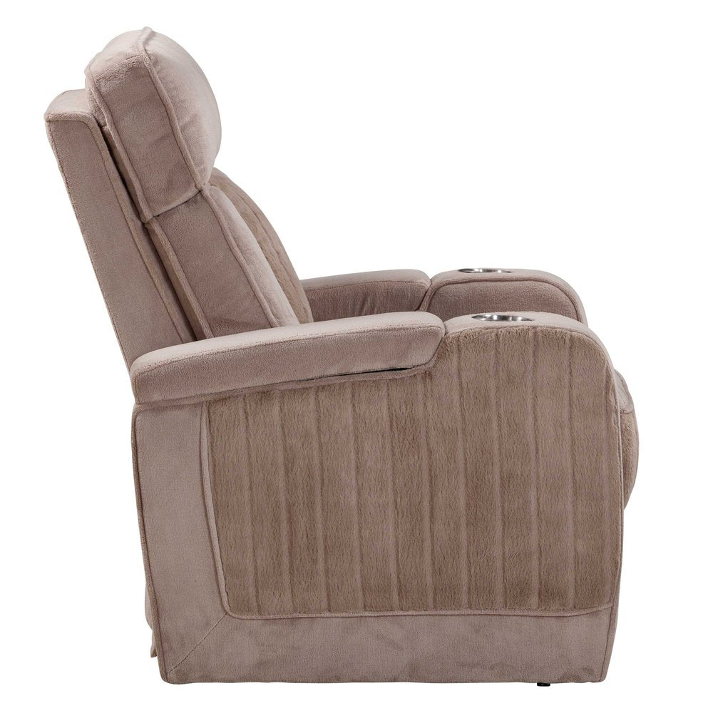 Parker House - Equinox - Mushroom Power Recliner (Set of 2) - Mushroom - MEQ-KIT-812P2-2-MURM view 7