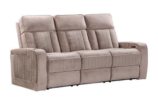 Parker House - Equinox - Mushroom Power Reclining Sofa and Recliner - MEQU-41PH-MURM view 2