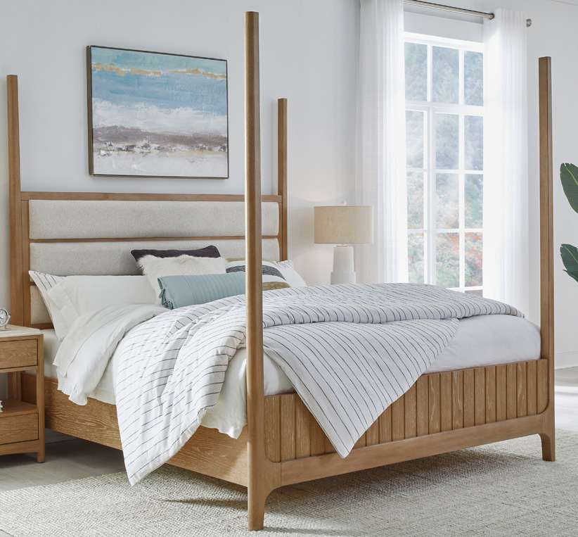 Parker House - Escape - Bedroom King Poster Bed - BESC#1166-3 view 3