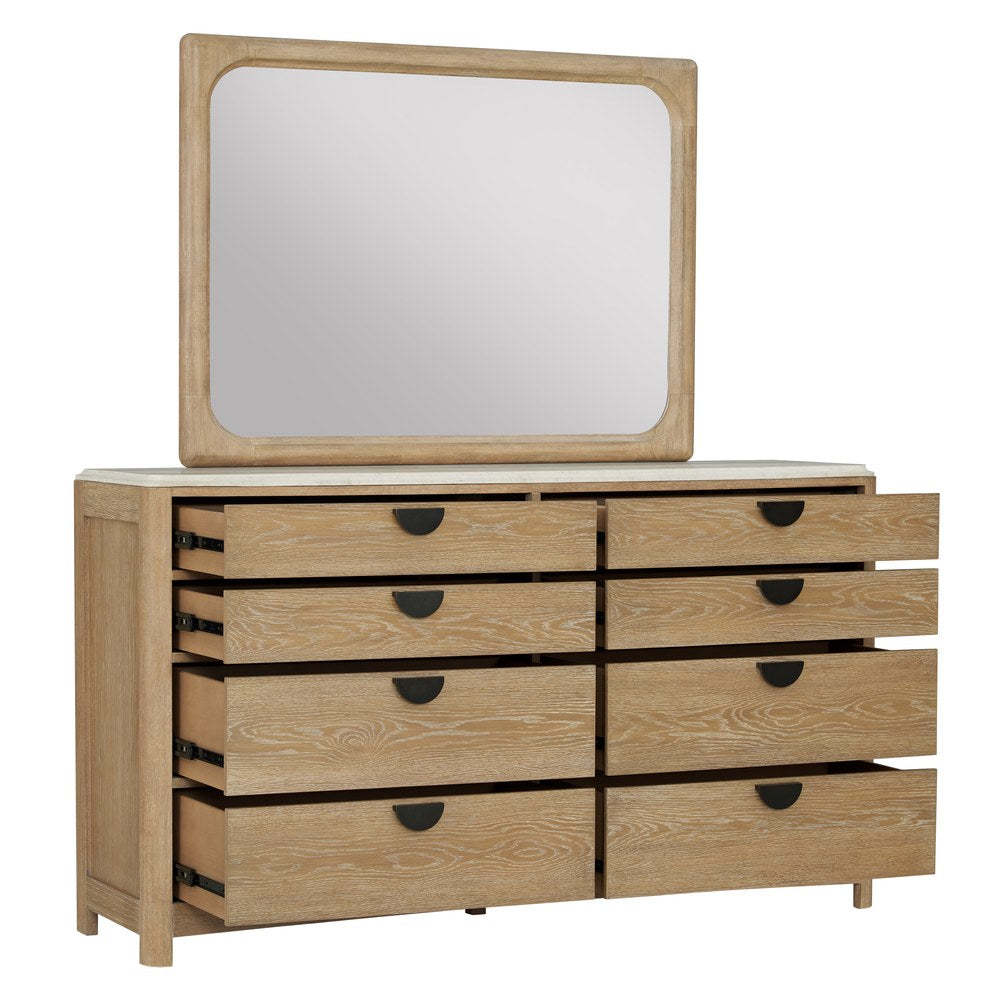 Parker House - Escape - Bedroom King Upholstered Bed 2 Nightstands Dresser with Mirror and Chest - BESC-KIT-K6DMN2C-FYRR view 10