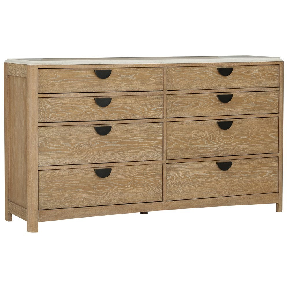 Parker House - Escape - Bedroom King Upholstered Bed 2 Nightstands Dresser with Mirror and Chest - BESC-KIT-K6DMN2C-FYRR view 11