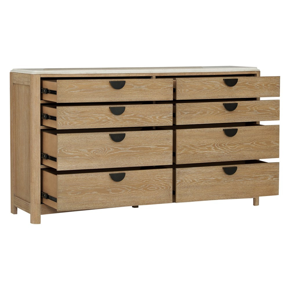 Parker House - Escape - Bedroom King Upholstered Bed 2 Nightstands Dresser with Mirror and Chest - BESC-KIT-K6DMN2C-FYRR view 12