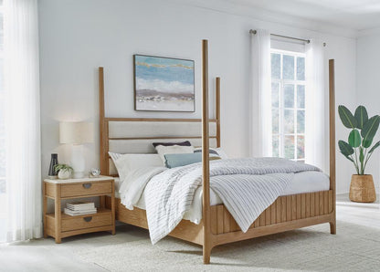 Parker House - Escape - Bedroom Queen 5/0 Poster Bed & Nightstand - BESC-2PC-1150-N veiw 9