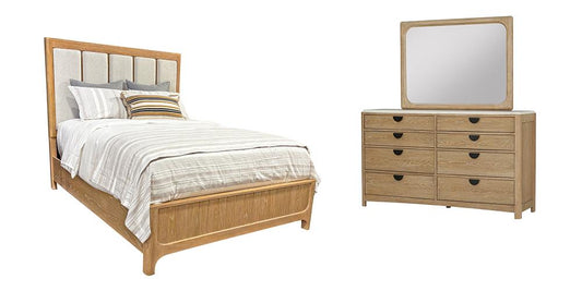 Parker House - Escape - Bedroom Queen Panel Bed with Dresser and Mirror - BESC-3PC-1250-DM veiw 1