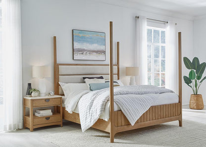 Parker House - Escape - Bedroom Queen Poster Bed with 2 Nightstands - BESC-3PC-1150-N2 veiw 2