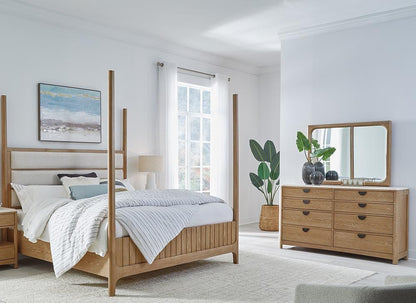 Parker House - Escape - Bedroom Queen Poster Bed with Dresser and Mirror - BESC-3PC-1150-DM veiw 2