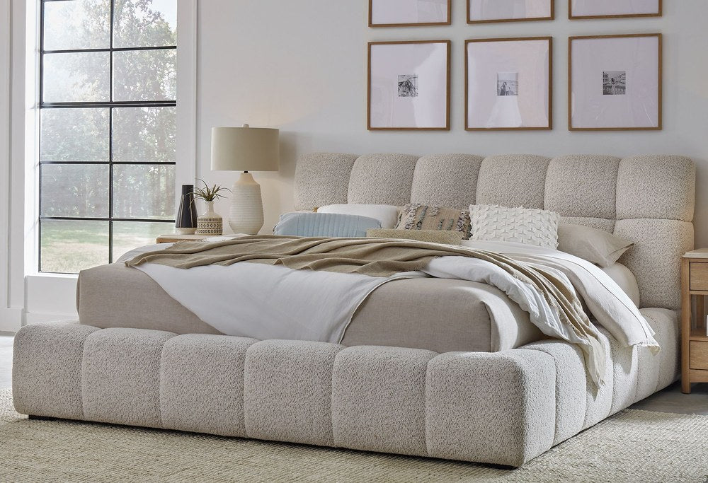 Parker House - Escape - Bedroom Queen Upholstered Bed 2 Nightstands Dresser with Mirror and Chest - BESC-KIT-Q6DMN2C-FYRR view 20