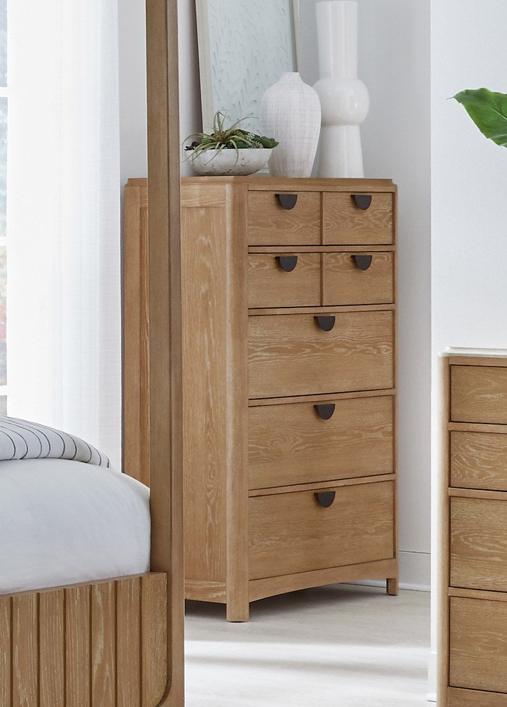 Parker House - Escape - Bedroom Queen Upholstered Bed 2 Nightstands Dresser with Mirror and Chest - BESC-KIT-Q6DMN2C-FYRR view 26