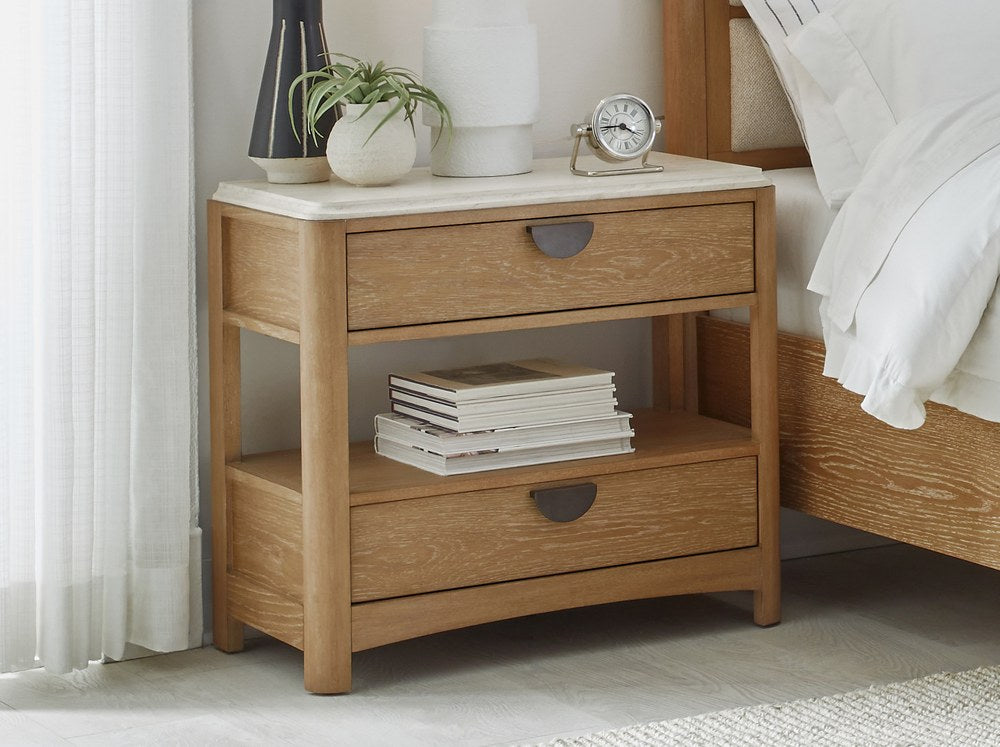 Parker House - Escape - Bedroom Queen Upholstered Bed and Nightstand - BESC-KIT-Q2N-FYRR view 13