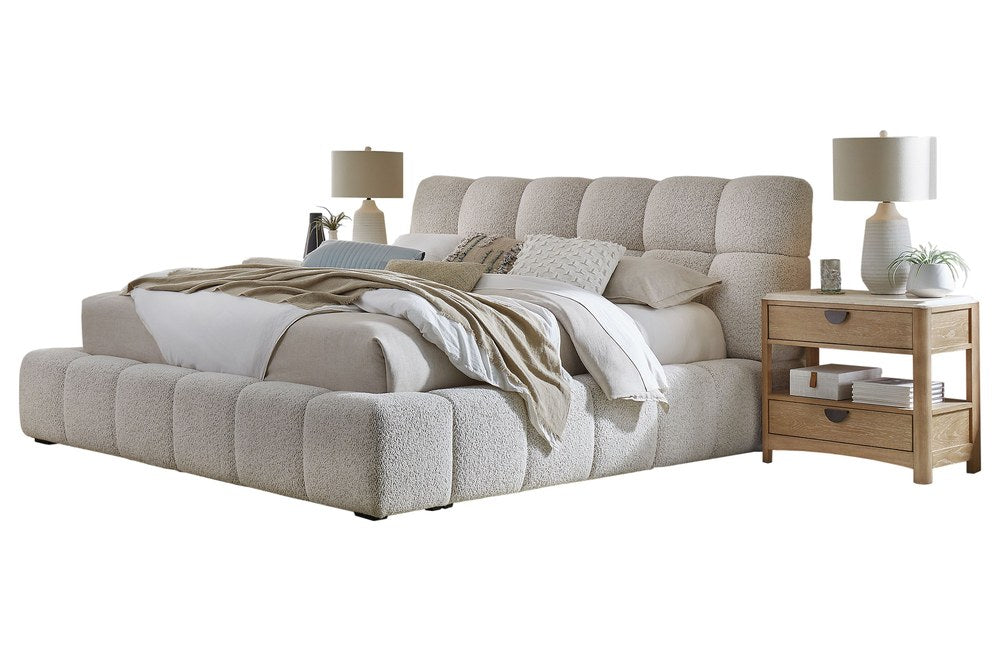 Parker House - Escape - Bedroom Queen Upholstered Bed with 2 Nightstands - BESC-KIT-Q3N2-FYRR view 2