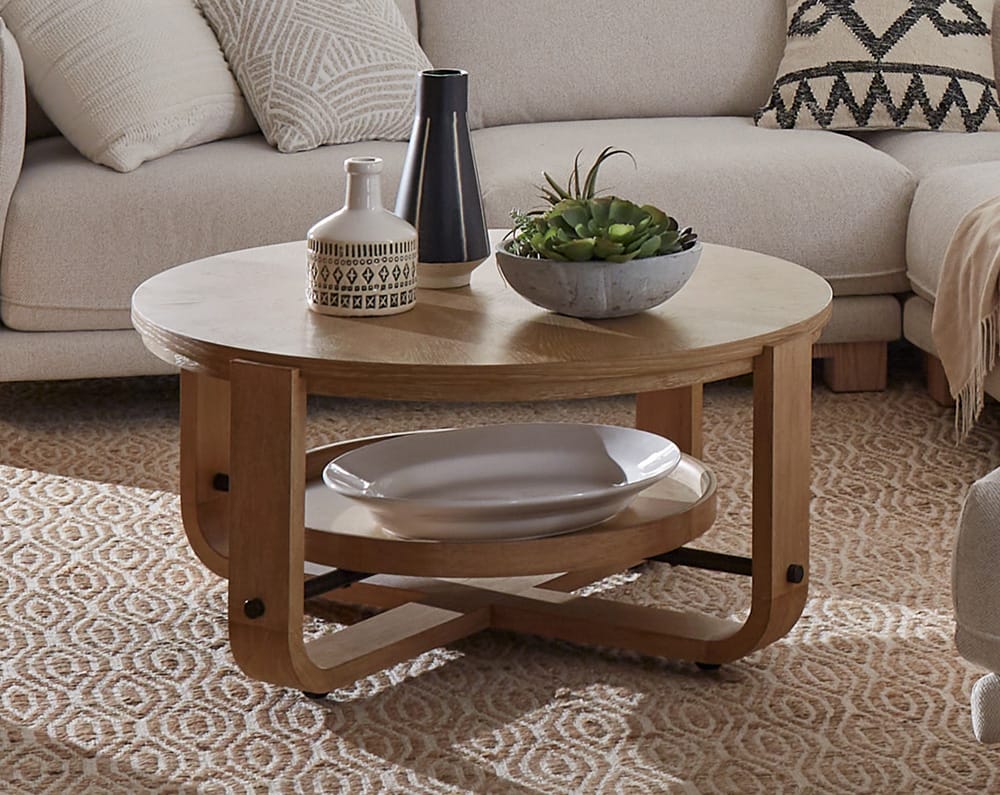 Parker House - Escape Cocktail Table Round with Shelf - ESC#01 view 3