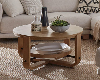 Parker House - Escape Cocktail Table Round with Shelf - ESC#01 view 3