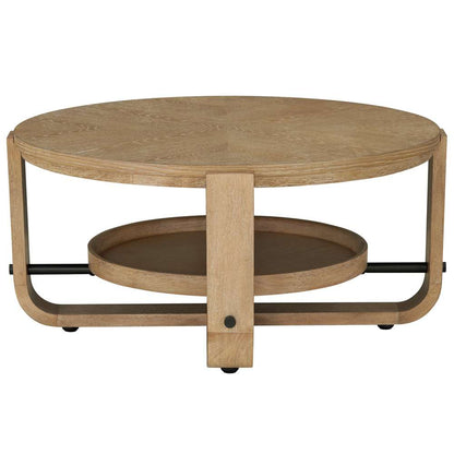 Parker House - Escape Cocktail Table Round with Shelf - ESC#01 veiw 2