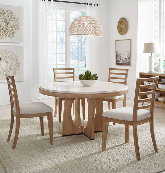 Parker House - Escape - Dining 54 In. Round Table with 4 Ladderback Chairs - DESC-PACK5RND-2018 veiw 1