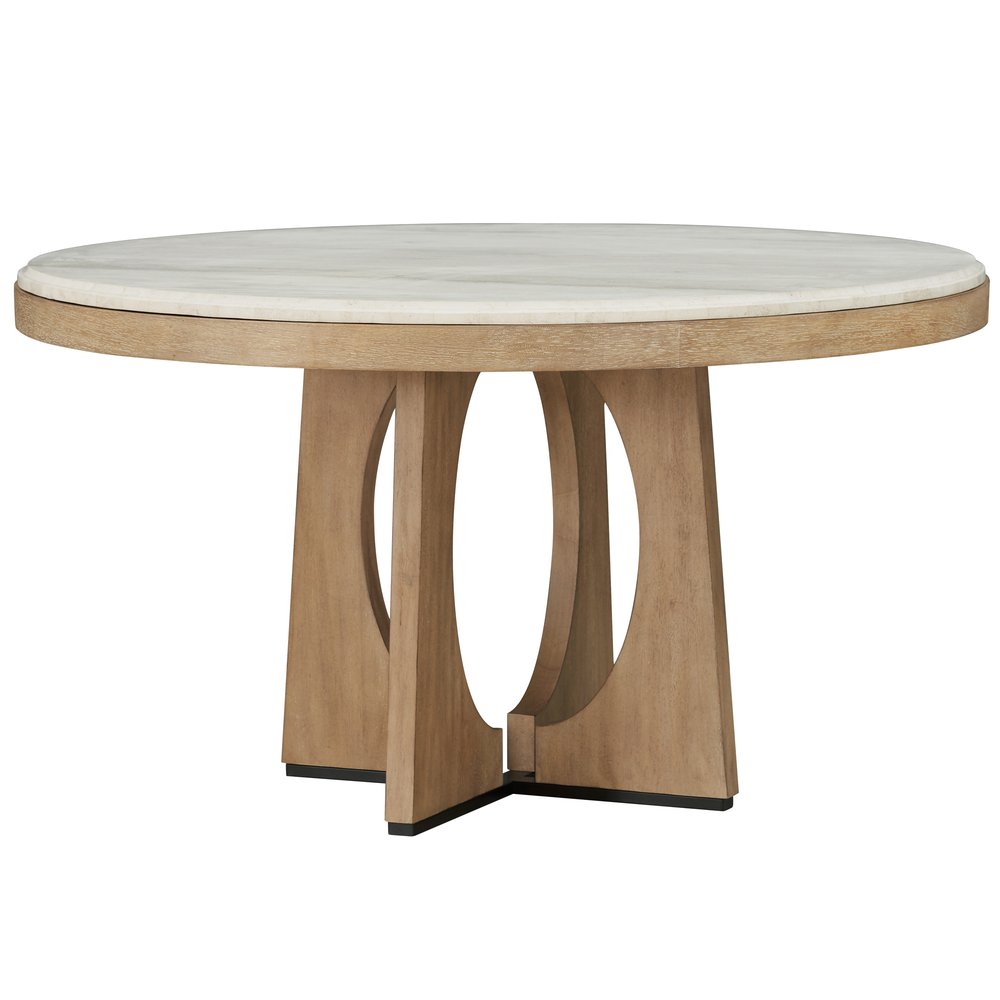 Parker House - Escape - Dining 54 Inch Round Table with 4 Ladderback Chairs - Glazed Natural Oak Mirage Mist - DESC-5PC-54RND-2018 view 5