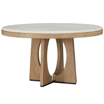Parker House - Escape - Dining 54 Inch Round Table with 4 Ladderback Chairs - Glazed Natural Oak Mirage Mist - DESC-5PC-54RND-2018 view 5