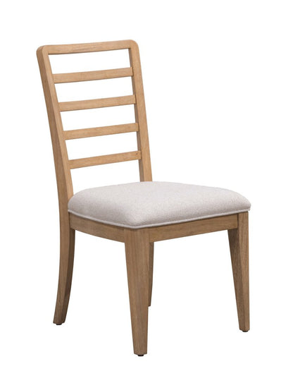 Parker House - Escape - Dining 54 Inch Round Table with 4 Ladderback Chairs - Glazed Natural Oak Mirage Mist - DESC-5PC-54RND-2018 view 8