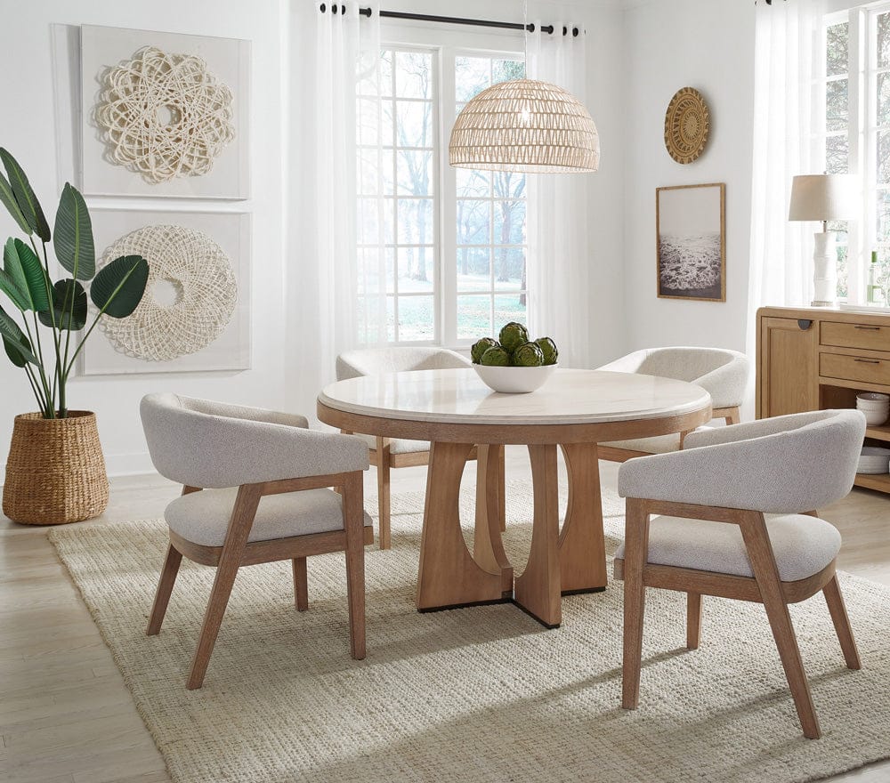 Parker House - Escape - Dining 54in Round Table with 4 barrel chairs - DESC-5PC-54RND-2118 view 8