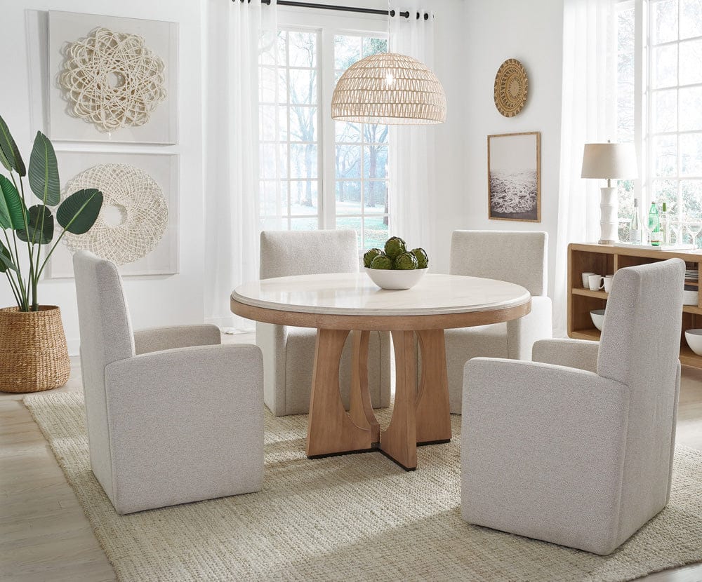 Parker House - Escape - Dining 54in Round Table with 4 caster chairs - DESC-5PC-54RND-2618 view 9
