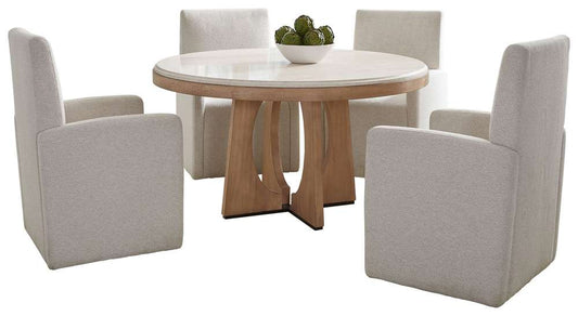 Parker House -  Escape - Dining 54in Round Table with 4 caster chairs - DESC-5PC-54RND-2618 veiw 1