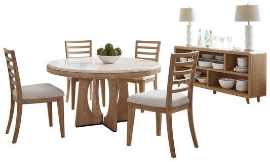 Parker House - Escape - Dining 54in Round Table with console & 4 ladderback chairs - DESC-6PC-54RND-72OC-2018 view 1