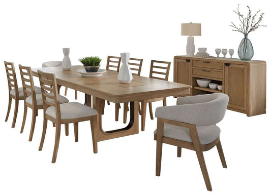 Parker House -  Escape - Dining 84 In. Rectangular Extendable Table With 8 Chairs and Server - DESC-10PC-84REC-72-2118 view 1