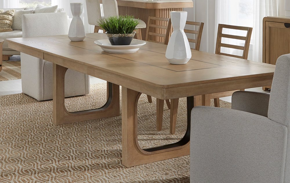 Parker House - Escape - Dining 84 Inch Rectangular Extendable Table with Console and 8 Ladderback Chairs - Glazed Natural Oak Mirage Mist - DESC-10PC-84REC-90-2018 view 4