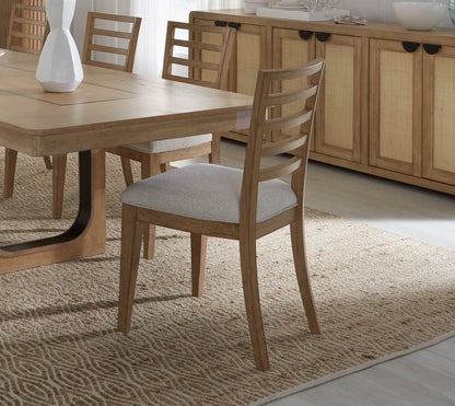 Parker House - Escape - Dining 84 Inch Rectangular Extendable Table with Console and 8 Ladderback Chairs - Glazed Natural Oak Mirage Mist - DESC-10PC-84REC-90-2018 view 5