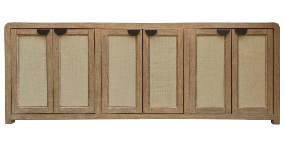 Parker House - Escape - Dining 84 Inch Rectangular Table with Console and 8 Caster Chairs - Glazed Natural Oak Black Metal Trim - DESC-10PC-84REC-90-2618 view 12