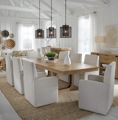 Parker House -  Escape - Dining 84in Rectangular Table with 8 caster chairs - DESC-9PC-84REC-2618 view 9