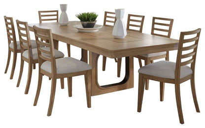 Parker House -  Escape - Dining 84in Rectangular Table with 8 ladderback chairs - DESC-9PC-84REC-2018 view 1