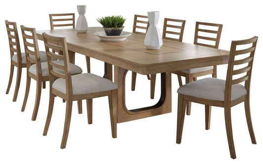 Parker House -  Escape - Dining 84in Rectangular Table with 8 ladderback chairs - DESC-9PC-84REC-2018 view 1