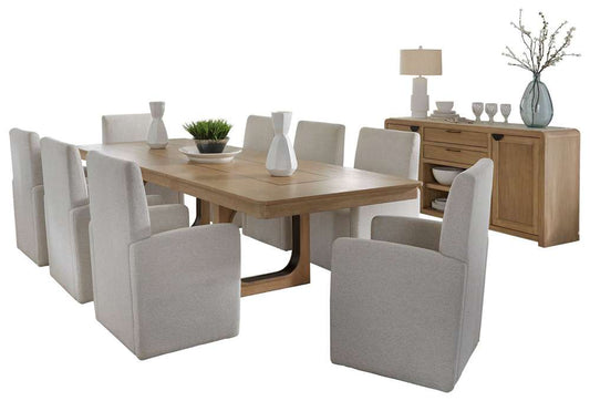 Parker House -  Escape - Dining 84in Rectangular Table with console & 8 caster chairs - DESC-10PC-84REC-72-2618 view 1