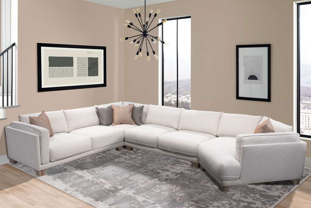 Parker House - Escape - Mirage Mist 4pc Sectional Package A - SESC-PACK4A-MRMS view 3