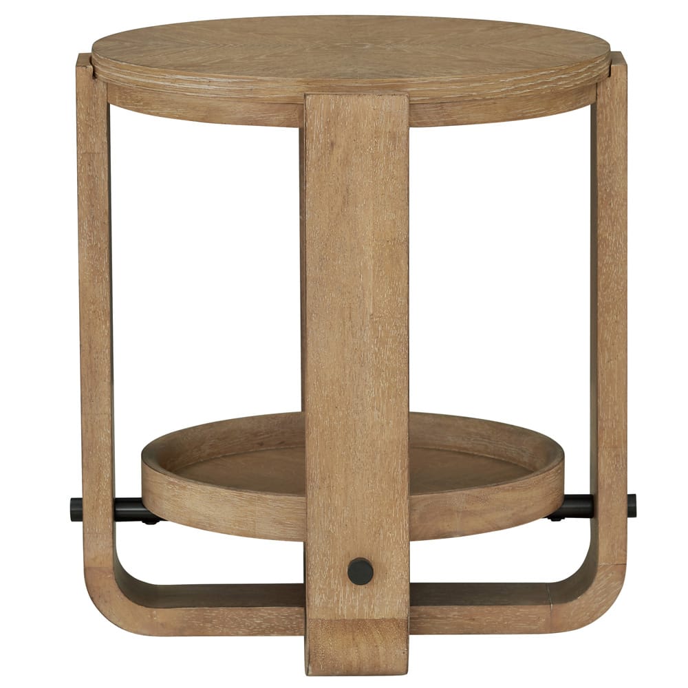 Parker House - Escape Round End Table with Shelf - ESC#02 view 2