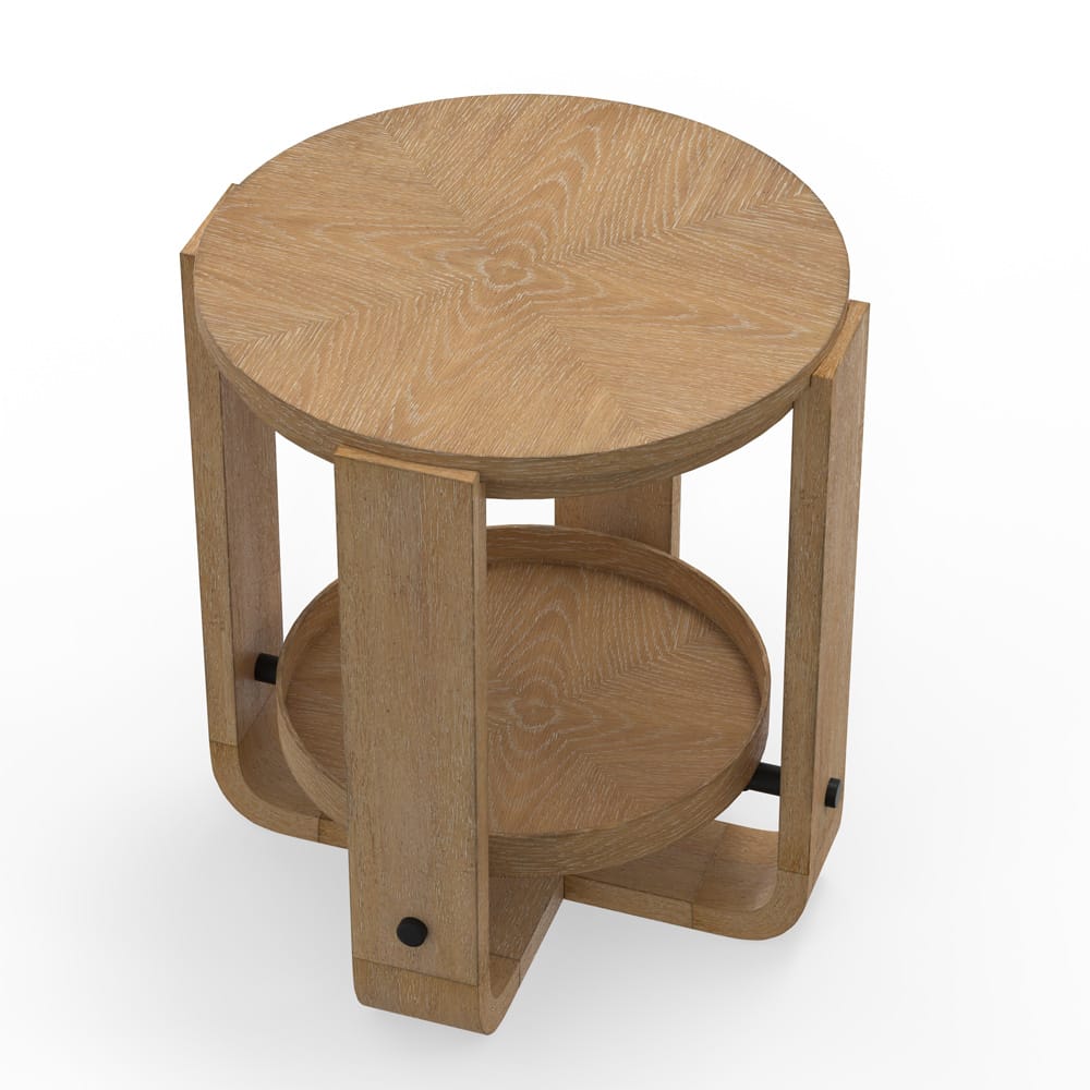 Parker House - Escape Round End Table with Shelf - ESC#02 view 3
