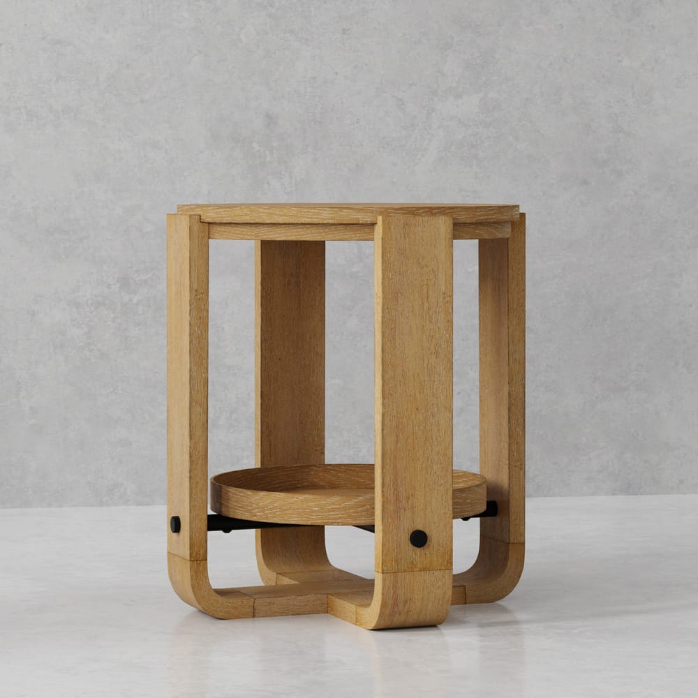 Parker House - Escape Round End Table with Shelf - ESC#02 view 7