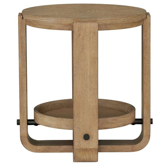 Parker House - Escape Round End Table with Shelf - ESC#02 veiw 1